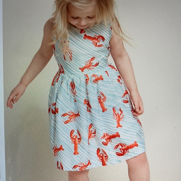 Mommy and Me Palava lobster print organic dresses - Picture 3 of 14